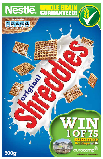 Shreddies text to win competition Shreddies text to win competition