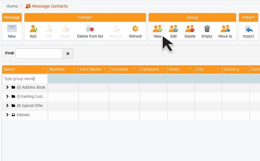 Manage-contacts-CreateGroup Adding contact groups
