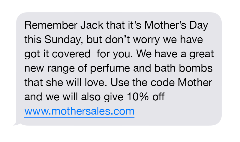 Mothers Day campaign 