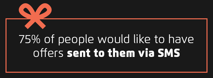 People want offers via sms People want offers via sms