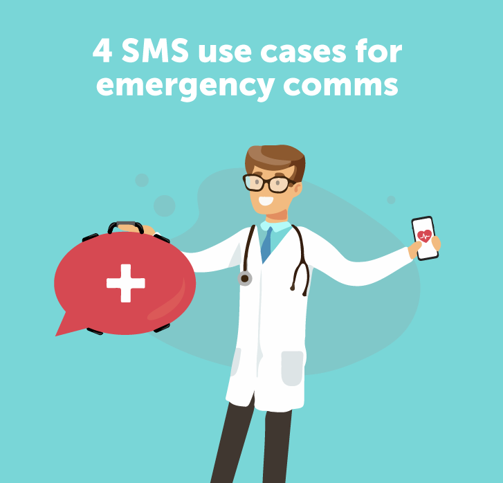 Doctor holding a large medicine sign and mobile phone