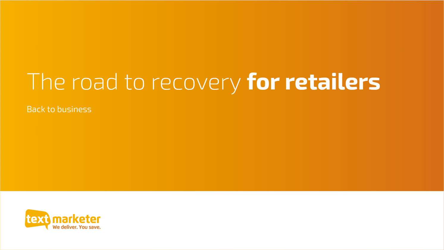 The road to recovery for retailers