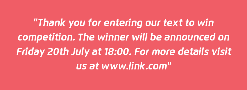 Text to win 2 Text to win 2