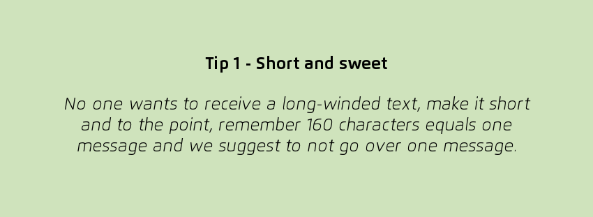 tip 1 of sms marketing tip 1 of sms marketing