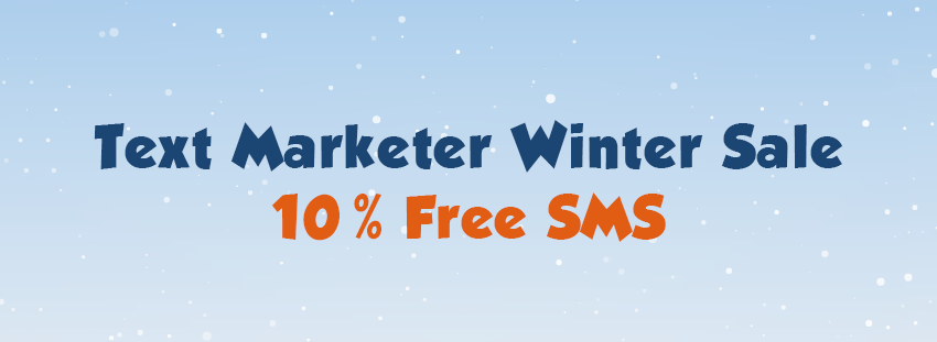 Winter Sale 10% Free SMS credits