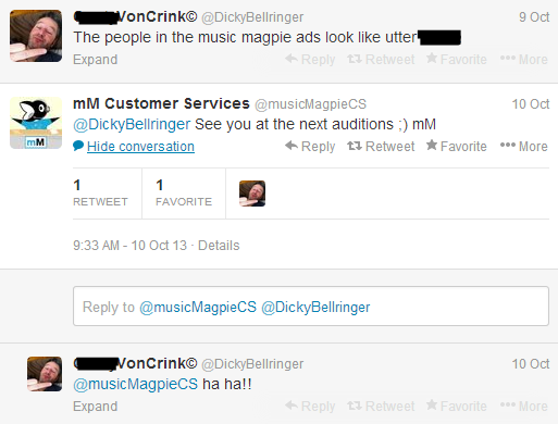 e44a2JN Music Magpie tweet